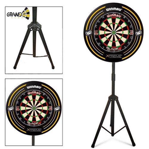Dartboard Travel Stand Black Grandslam Darts Store Putte
